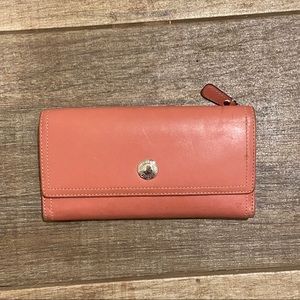 Pink Coach Wallet